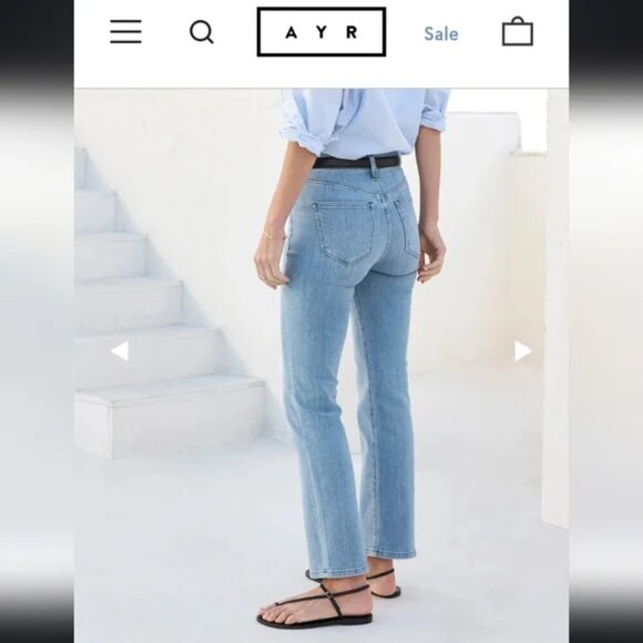 AYR The Pop Straight Ankle Jean - Picture 2 of 9